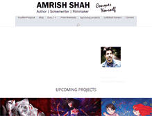 Tablet Screenshot of amrishshah.com